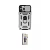 ieg™ iPhone 13 Pro Max Kılıf Ahenk Klasik - Siyah Bilvis 3D Cam Ekran Koruyucu