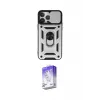 ieg™ iPhone 13 Pro Max Kılıf Ahenk Klasik - Siyah Bilvis 5in1 3D Magic Cam Ekran Koruyucu