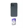 ieg™ iPhone 13 Pro Max Kılıf Ahenk Serisi - Siyah Bilvis 5in1 3D Magic Cam Ekran Koruyucu