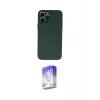 ieg™ iPhone 13 Pro Max Kılıf Ahenk Serisi - Siyah Bilvis 5in1 3D Magic Cam Ekran Koruyucu