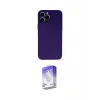 ieg™ iPhone 13 Pro Max Kılıf Ahenk Serisi - Siyah Bilvis 5in1 3D Magic Cam Ekran Koruyucu