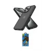ieg™ iPhone 13 Pro Max Kılıf Atlas Form - Siyah 18D Cam Ekran Koruyucu