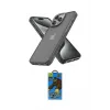 ieg™ iPhone 13 Pro Max Kılıf Atlas Form - Siyah 18D Cam Ekran Koruyucu
