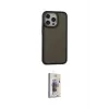 ieg™ iPhone 13 Pro Max Kılıf Eksen Işık - Siyah Bilvis 3D Cam Ekran Koruyucu