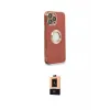 ieg™ iPhone 13 Pro Max Kılıf İz Form Serisi - Şeffaf Maxco Cam Ekran Koruyucu