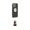 ieg™ iPhone 13 Pro Max Kılıf İz Form Serisi - Şeffaf Maxco Cam Ekran Koruyucu