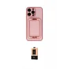 ieg™ iPhone 13 Pro Max Kılıf Kozmos Minimal Prime - Şeffaf Maxco Cam Ekran Koruyucu