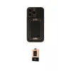 ieg™ iPhone 13 Pro Max Kılıf Kozmos Minimal Prime - Şeffaf Maxco Cam Ekran Koruyucu