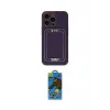 ieg™ iPhone 13 Pro Max Kılıf Kozmos Minimal Prime - Siyah 18D Cam Ekran Koruyucu