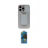 ieg™ iPhone 13 Pro Max Kılıf Kozmos Minimal Prime - Siyah 18D Cam Ekran Koruyucu