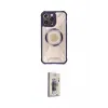 ieg™ iPhone 13 Pro Max Kılıf Kutup Modern - Siyah Bilvis 3D Cam Ekran Koruyucu