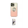 ieg™ iPhone 13 Pro Max Kılıf Kutup Yansıma Özel Seri - Siyah Bilvis 3D Mat Cam Ekran Koruyucu