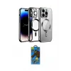 ieg™ iPhone 13 Pro Max Kılıf Nova Işık Özel Seri - Siyah 18D Cam Ekran Koruyucu