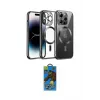 ieg™ iPhone 13 Pro Max Kılıf Nova Işık Özel Seri - Siyah 18D Cam Ekran Koruyucu