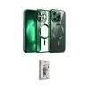 ieg™ iPhone 13 Pro Max Kılıf Nova Işık Özel Seri - Siyah Bilvis 3D Cam Ekran Koruyucu