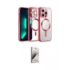 ieg™ iPhone 13 Pro Max Kılıf Nova Işık Özel Seri - Siyah Bilvis 3D Mat Cam Ekran Koruyucu