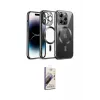 ieg™ iPhone 13 Pro Max Kılıf Nova Işık Özel Seri - Siyah Bilvis 3D Mat Cam Ekran Koruyucu
