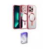 ieg™ iPhone 13 Pro Max Kılıf Nova Işık Özel Seri - Siyah Bilvis 5in1 3D Magic Cam Ekran Koruyucu