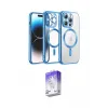 ieg™ iPhone 13 Pro Max Kılıf Nova Işık Özel Seri - Siyah Bilvis 5in1 3D Magic Cam Ekran Koruyucu