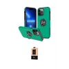 ieg™ iPhone 13 Pro Max Kılıf Odak Form Prime - Şeffaf Maxco Cam Ekran Koruyucu