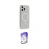 ieg™ iPhone 13 Pro Max Kılıf Pusula Çizgi Koleksiyonu - Siyah Bilvis 5in1 3D Magic Cam Ekran Koruyucu