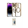 ieg™ iPhone 13 Pro Max Kılıf Pusula Form - Siyah 6D Mat Seramik Hayalet Nano Ekran Koruyucu