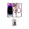 ieg™ iPhone 13 Pro Max Kılıf Pusula Form - Siyah Bilvis Hayalet Cam Ekran Koruyucu