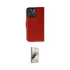 ieg™ iPhone 13 Pro Max Kılıf Siluet Işık Serisi - Siyah Bilvis 3D Mat Cam Ekran Koruyucu