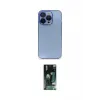 ieg™ iPhone 13 Pro Max Kılıf Siluet Minimal Özel Seri - Şeffaf 360 Full Body Arka Koruyucu