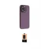 ieg™ iPhone 13 Pro Max Kılıf Siluet Minimal Özel Seri - Şeffaf Maxco Cam Ekran Koruyucu