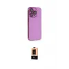 ieg™ iPhone 13 Pro Max Kılıf Siluet Minimal Özel Seri - Şeffaf Maxco Cam Ekran Koruyucu