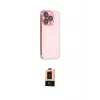 ieg™ iPhone 13 Pro Max Kılıf Siluet Minimal Özel Seri - Şeffaf Maxco Cam Ekran Koruyucu