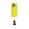 ieg™ iPhone 13 Pro Max Kılıf Siluet Minimal Özel Seri - Şeffaf Maxco Cam Ekran Koruyucu