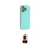 ieg™ iPhone 13 Pro Max Kılıf Siluet Minimal Özel Seri - Şeffaf Maxco Cam Ekran Koruyucu