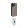 ieg™ iPhone 13 Pro Max Kılıf Siluet Minimal Özel Seri - Şeffaf Pasifik Cam Ekran Koruyucu