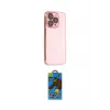 ieg™ iPhone 13 Pro Max Kılıf Siluet Minimal Özel Seri - Siyah 18D Cam Ekran Koruyucu