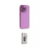 ieg™ iPhone 13 Pro Max Kılıf Siluet Minimal Özel Seri - Siyah Bilvis 3D Cam Ekran Koruyucu