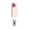 ieg™ iPhone 13 Pro Max Kılıf Siluet Minimal Özel Seri - Siyah Bilvis 3D Cam Ekran Koruyucu
