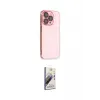 ieg™ iPhone 13 Pro Max Kılıf Siluet Minimal Özel Seri - Siyah Bilvis 3D Mat Cam Ekran Koruyucu