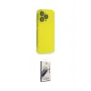ieg™ iPhone 13 Pro Max Kılıf Siluet Minimal Özel Seri - Siyah Bilvis 3D Mat Cam Ekran Koruyucu