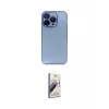ieg™ iPhone 13 Pro Max Kılıf Siluet Minimal Özel Seri - Siyah Bilvis 3D Mat Cam Ekran Koruyucu
