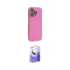 ieg™ iPhone 13 Pro Max Kılıf Siluet Minimal Özel Seri - Siyah Bilvis 5in1 5D Magic Hayalet Cam Ekran Koruyucu