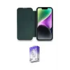 ieg™ iPhone 13 Pro Max Kılıf Siluet Minimal Serisi - Siyah Bilvis 5in1 3D Magic Cam Ekran Koruyucu