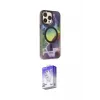 ieg™ iPhone 13 Pro Max Kılıf Siluet Modern Koleksiyonu - Siyah Bilvis 5in1 3D Magic Cam Ekran Koruyucu