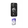 ieg™ iPhone 13 Pro Max Kılıf Siluet Modern Özel Seri - Siyah Bilvis 5in1 3D Magic Cam Ekran Koruyucu
