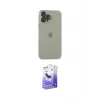 ieg™ iPhone 13 Pro Max Kılıf Ufuk Minimal Özel Seri - Siyah Bilvis 5in1 5D Magic Hayalet Cam Ekran Koruyucu
