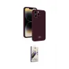 ieg™ iPhone 13 Pro Max Kılıf Vadi Çizgi Prime - Siyah Bilvis 3D Mat Cam Ekran Koruyucu