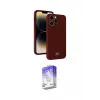 ieg™ iPhone 13 Pro Max Kılıf Vadi Çizgi Prime - Siyah Bilvis 5in1 3D Magic Cam Ekran Koruyucu