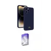 ieg™ iPhone 13 Pro Max Kılıf Vadi Çizgi Prime - Siyah Bilvis 5in1 3D Magic Cam Ekran Koruyucu