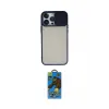 ieg™ iPhone 13 Pro Max Kılıf Vadi Çizgi - Siyah 18D Cam Ekran Koruyucu